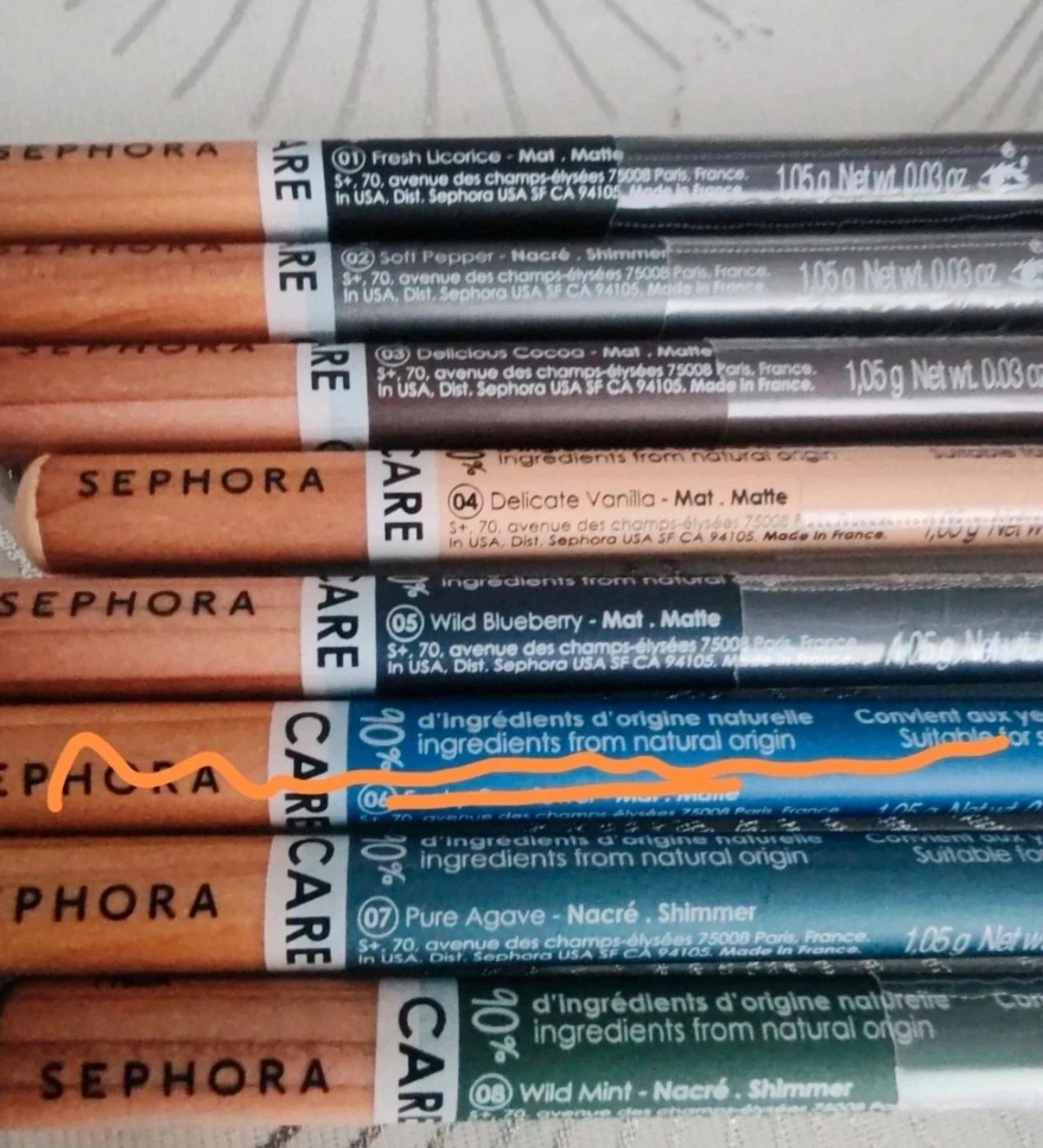 Lote de 7 lápices de ojos impermeables – photo 2